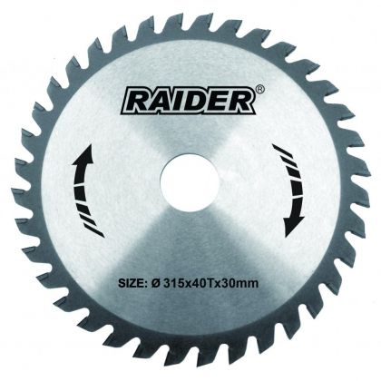 RAIDER RD-SB26 Диск за циркуляр ф315 мм 40 Т 30 мм (163126)-1