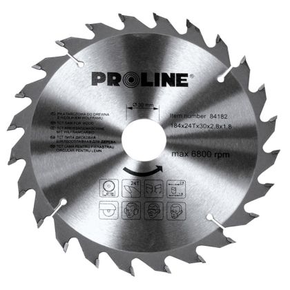 PROLINE Циркулярен диск за дърво ф210х30/20/16 мм 60 зъба (PRO84216)-1