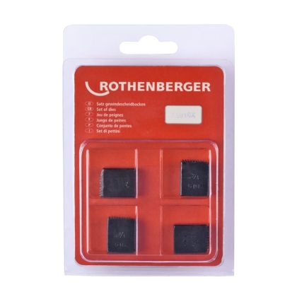 ROTHENBERGER SC Резбонарезни ножове 1/4" 4 броя (070916X)