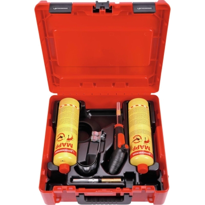 ROTHENBERGER SUPER FIRE 4 HOT BOX Газов поялник 7/16"-EU езикова версия C MAPP Gas 2018 (1000002368)