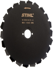 STIHL Диск за косене с плоски зъби за FS74 ф200 мм (41127134203)