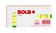 SOLA R 100 green SOLA Малък нивелир от електронепроводимо и нечупливо стъкло 100 мм (01622101)