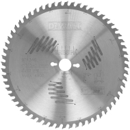 DEWALT EXTREME Циркулярен диск за рязане на дърво фино напречно и надлъжно с HM пластини ф305 мм 30 мм 3.2 мм 60 z