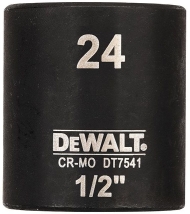 DEWALT DT7541-QZ Ударна 6-стенна вложка 24 мм 1/2" 