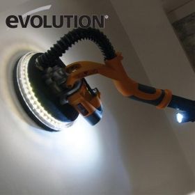 Шлайф-машина за гипсокартон с вградена LED работна лампа Evolution R225DWSEU