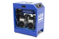 HBM Монофазен безмаслен индустриален компресор 4500 W 6 л 8 бара 720 л./мин (11180)