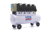 HBM Model 2 Професионален монофазен безмаслен компресор 3000 W 320 л/мин 8 бара 120 л (H130412)