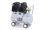 HBM Професионален монофазен безмаслен компресор 1500 W 250 л/мин 8 бара 50 л (H130413)