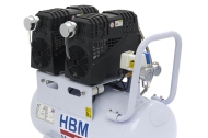 HBM Професионален монофазен безмаслен компресор 1500 W 250 л/мин 8 бара 50 л (H130413)