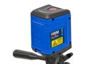 HBM Самонивелиращ се лазерен нивелир със статив 2 линеен 10 м (H130098)