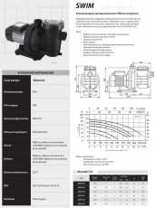IBO SWIM 050 Монофазна самозасмукваща помпа за басейн 750 W 12.5 м 340 л./мин