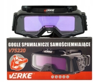 VERKE V75220 Самозатъмняващи заваръчни очила DIN 5-9 / DIN 9-13 122.5х35 мм