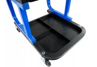 BAUG B4911 Автомонтьорски работно столче с органайзер до 136 кг