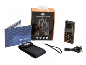 Лазерна ролетка NIVEL SYSTEM DM-S90, точност до 2мм, 90м, запис до 100 позиции, измерване ъгъл на наклона, точност до 90°, цветен LCD дисплей, USB