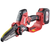 Акумулаторен верижен трион Raider RDP-CLGP20 R20, 20 V, 4 Ah, 100 мм (075738)