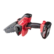 Акумулаторен верижен трион Raider RDP-CGP20 R20, 20 V, 2 Ah, 100 мм (075731)