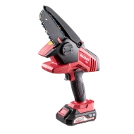 Акумулаторен верижен трион Raider RDP-CGP20 R20, 20 V, 2 Ah, 100 мм (075731)