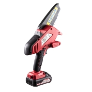 Акумулаторен верижен трион Raider RDP-CGP20 R20, 20 V, 2 Ah, 100 мм (075731)