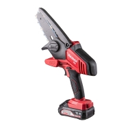 Акумулаторен верижен трион Raider RDP-CGP20 R20, 20 V, 2 Ah, 100 мм (075731)