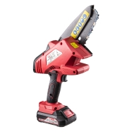 Акумулаторен верижен трион Raider RDP-CGP20 R20, 20 V, 2 Ah, 100 мм (075731)