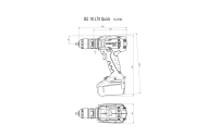 Акумулаторен винтоверт Metabo BS 18 LTX Quick Solo + Metaloc, 18 V, 110 Nm, без батерии и зарядно устройство (602193840)