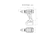 Акумулаторен винтоверт Metabo BS 18 LTX IMPULS Solo + Metaloc, 18 V, 110 Nm, без батерии и зарядно устройство (602191840)