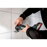 Акумулаторен мултишлайф Metabo MT 18 LTX BL, 18 V, 2x4 Ah (613088800)