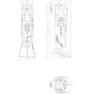 Акумулаторен мултишлайф Metabo MT 18 LTX Solo, 18 V, без батерии и зарядно устройство (613021890)