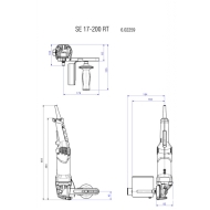 Елeктрически ролков шлайф Metabo SE 17-200, 1700 W (602259000)