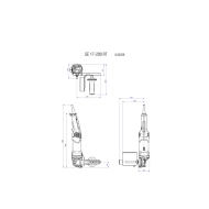 Елeктрически ролков шлайф Metabo SE 17-200 Set, 1700 W (602259500)