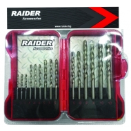 Комплект свредла за бетон Raider, 3-10 мм, 15 бр. (157790)
