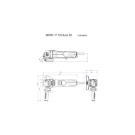 Електрически ъглошлайф Metabo WEPBA 19-125 Quick DS, 1900 W, ф 125 мм (613114000)