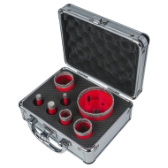 Комплект боркорони Raider Diamond Dry, M14, ф8-68 мм, 7 бр. (157851)