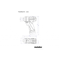 Акумулаторен винтоверт Metabo PowerMaxx, 10.8 V, 34 Nm, 2x2 Ah (600984500)