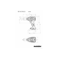 Акумулаторен винтоверт без батерии и зарядно устройство Metabo BS 18 LTX BL Q I Solo, 18 V, 130,Nm (602359840)