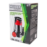Електрическа потопяема помпа Raider RD-WP65, 1100 W, 1", 333 л/мин, 9 м, INOX (070172)