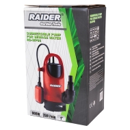 Електрическа потопяема помпа Raider RD-WP68, 900 W, 1", 250 л/мин, 8.5 м, 35 мм (070175)