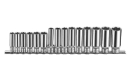 Комплект удължени вложки Force, 1/4"-3/8", 15 бр. (JN67301)
