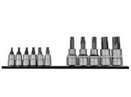 Комплект вложки накрайници Torx Force, 1/4", 3/8", T10-T40, 11 бр. (JN68012)