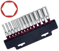 Комплект удължени вложки Force, 1/4", 4-14 мм, 13 бр. (JN62371)