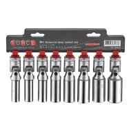 Комплект удължени ударни вложки Force, 1/2", 13-24 мм, 8 бр. (JN67072)