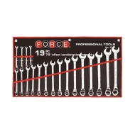 Комплект звездогаечни ключове Force, 75⁰, 19 бр. (JN61286)