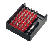 Комплект накрайници с магнитен държач Force BIT-BOX, 1/4", 31 бр. (JN32359)