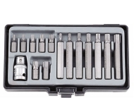Комплект шестограми Torx Force, 10 мм, T20-T55, 30 мм, 15 бр. (JN66280)