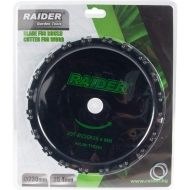 Диск за тример за дърво Raider, 20T, ф230x25.4 мм (110344)