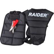Самар за тример с широки и меки колани черен Raider (110329)