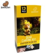 Комплект мече - пълен комплект за начинаещи със заготовки, нож BeaverCraft DIY05