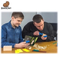 Комплект мече - пълен комплект за начинаещи със заготовки, нож BeaverCraft DIY05
