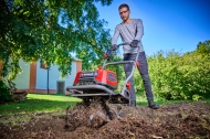 Акумулаторна мотофреза без батерии и зарядни устройства Einhell GP-CR 36/45 Li E BL - Solo Power X-Change, 36 V, 25x45 см (3431220)