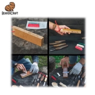 Kомплект ножове и длета за дърворезба BeaverCraft S50X, 14 бр.